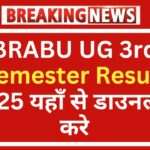 BRABU UG 3rd Semester Result 2025