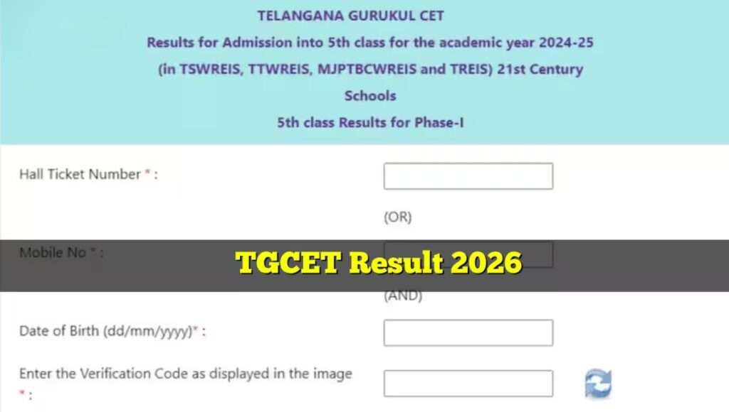 TGCET Result 