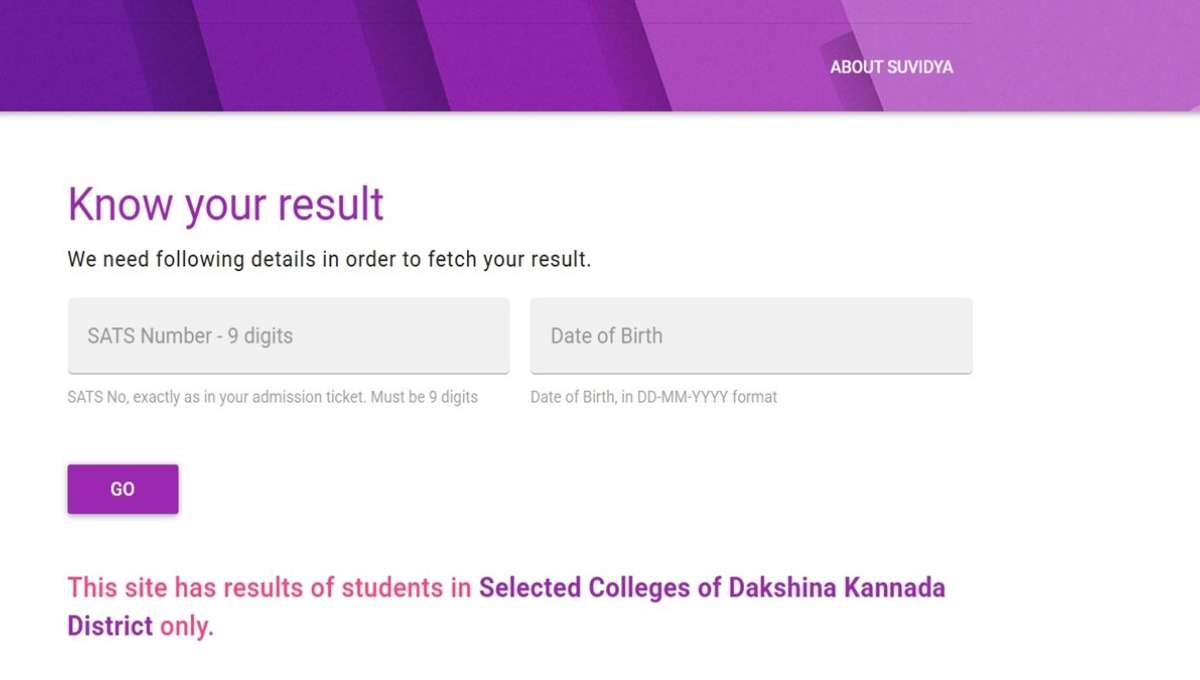 Karnataka 1st PUC Result