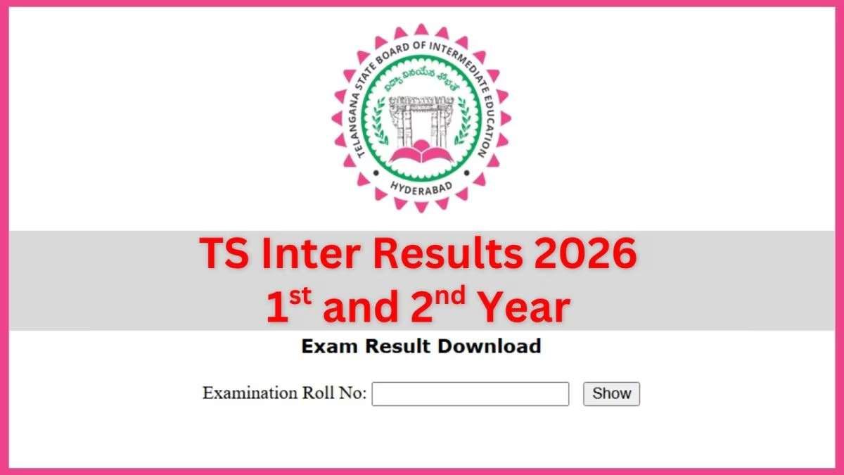 TS Inter Results 2026